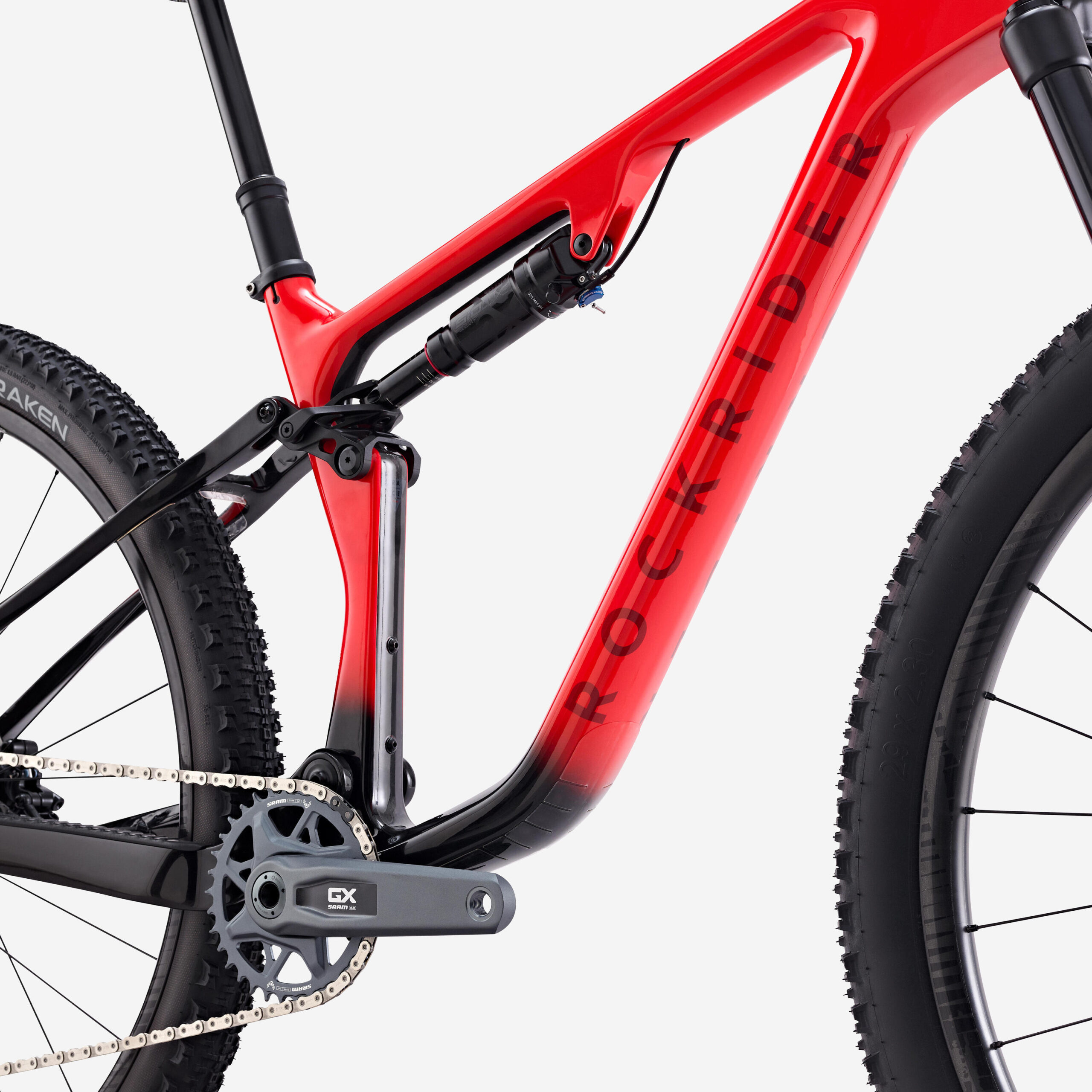 Vélo VTT tout suspendu XC cadre carbone RACE 940 S, Rouge – Image 2