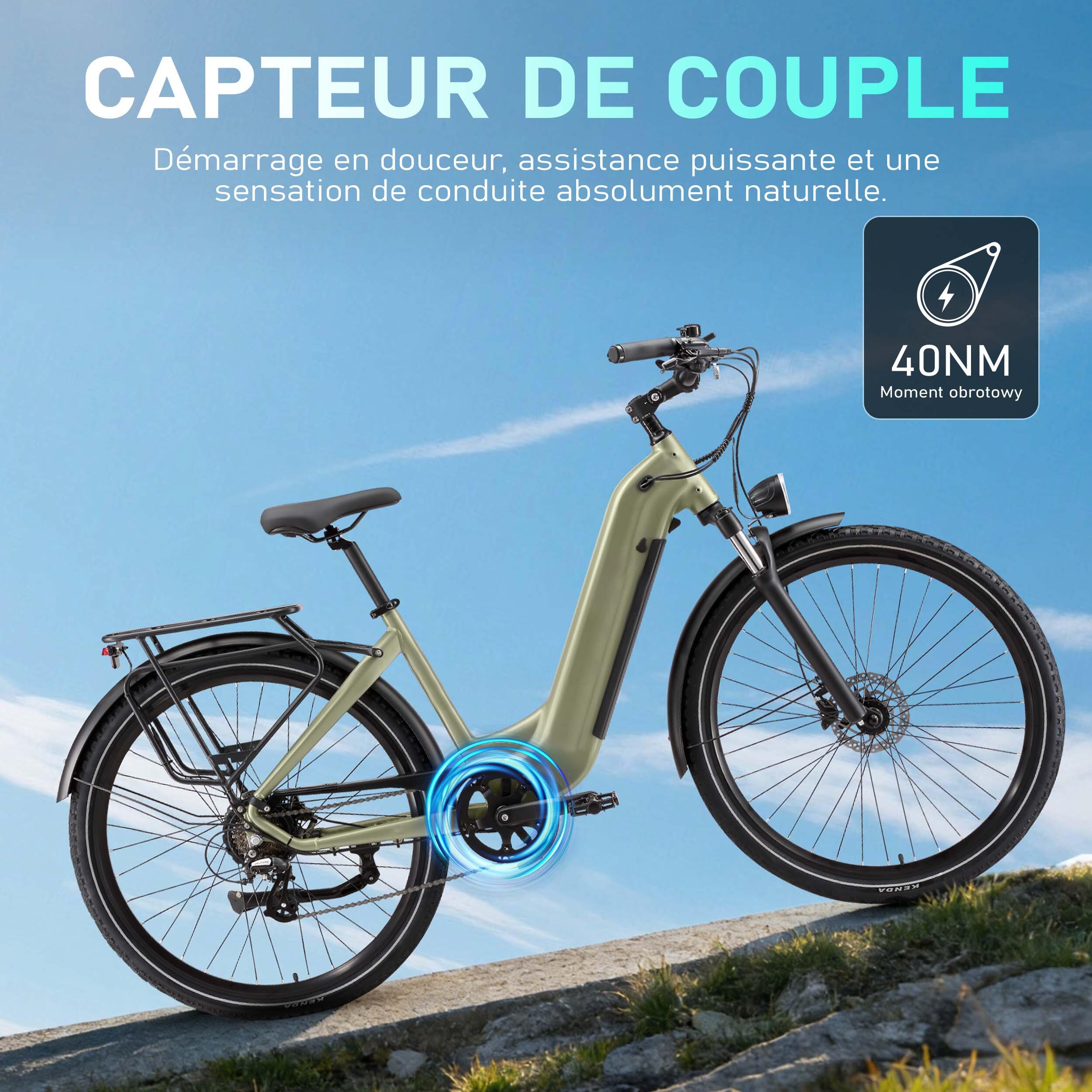 Vélo électrique Maxtron Marathon, 36V 22,5AH, freins à disque hydrauliques. – Image 4