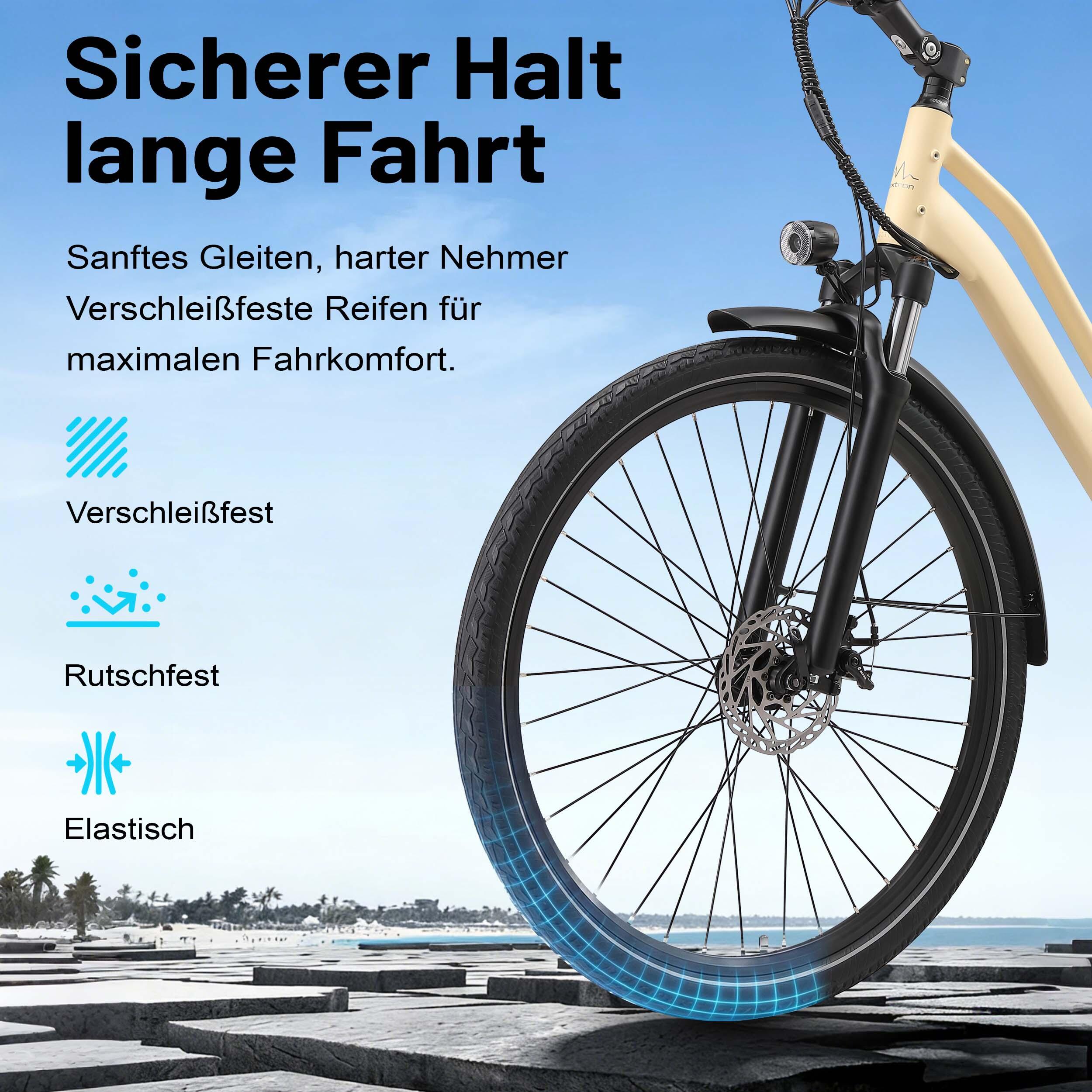 Vélo électrique Maxtron Urban7 Commuter avec batterie 36V 12,8AH, 7 vitesses. – Image 4