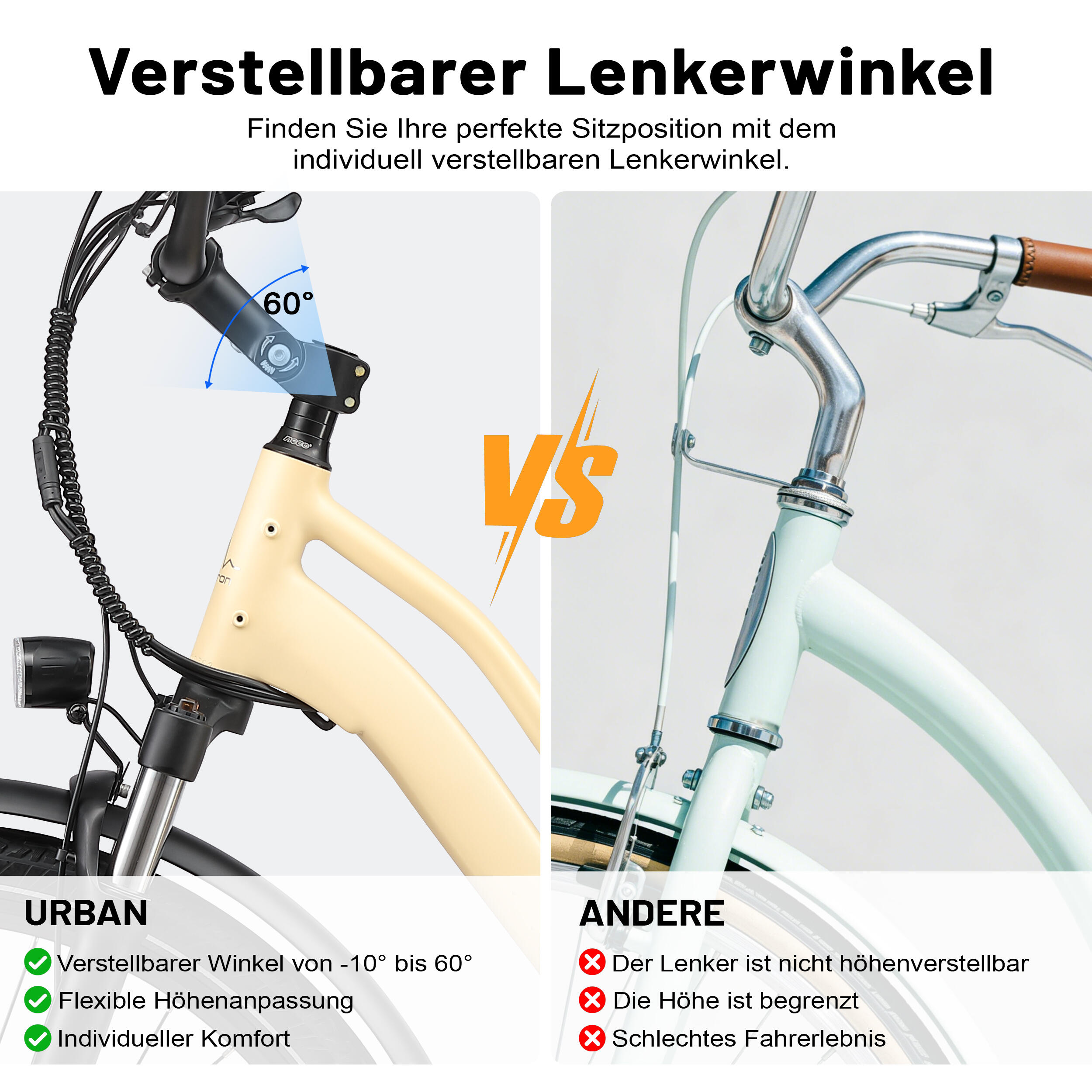 Vélo électrique Maxtron Urban7 Commuter avec batterie 36V 12,8AH, 7 vitesses. – Image 5