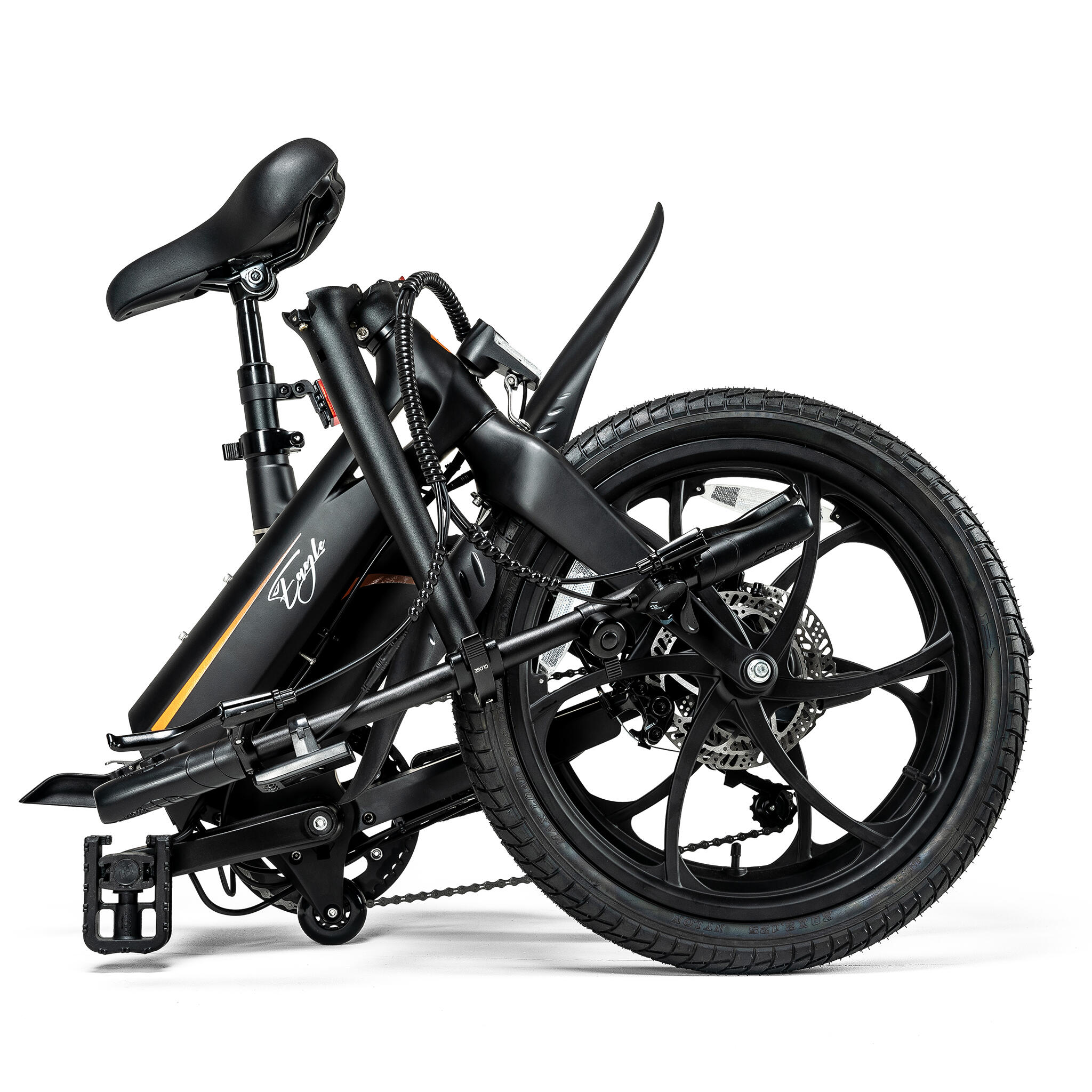 Vélo électrique pliable et léger ONEBOT S9-Eagle, batterie 36 V 10,2 Ah – Image 5
