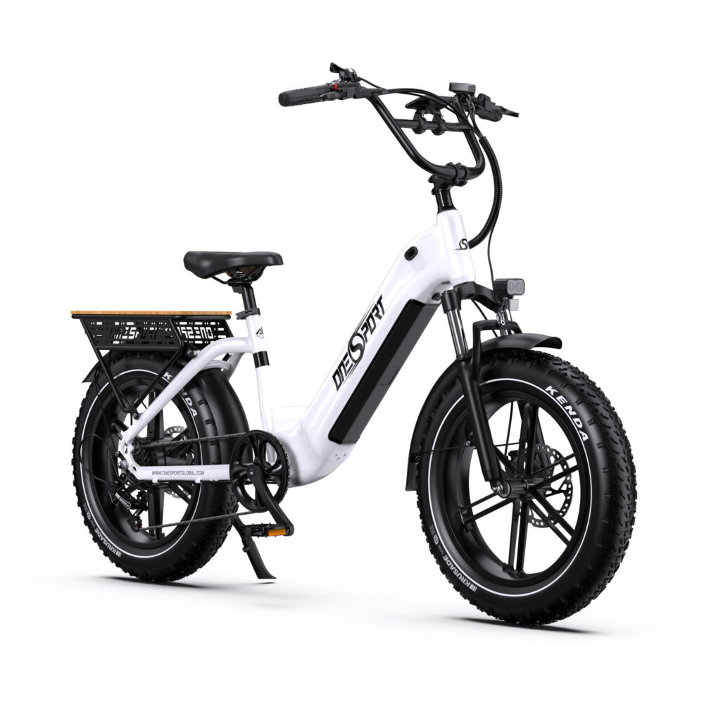 Vélo électrique OT08 pour adultes,  20 pouces, pneus épais
