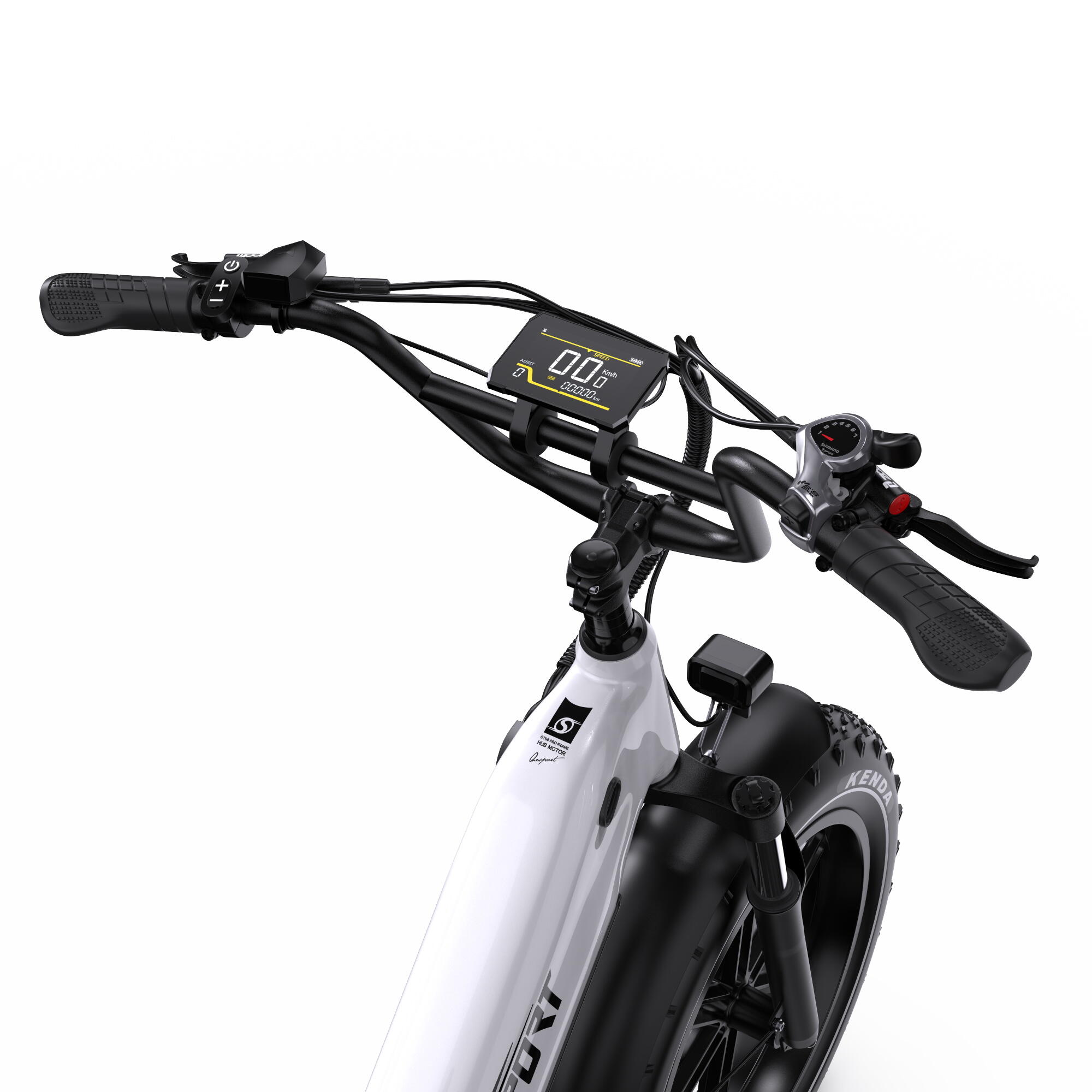 Vélo électrique OT08 pour adultes, 20 pouces, pneus épais – Image 5