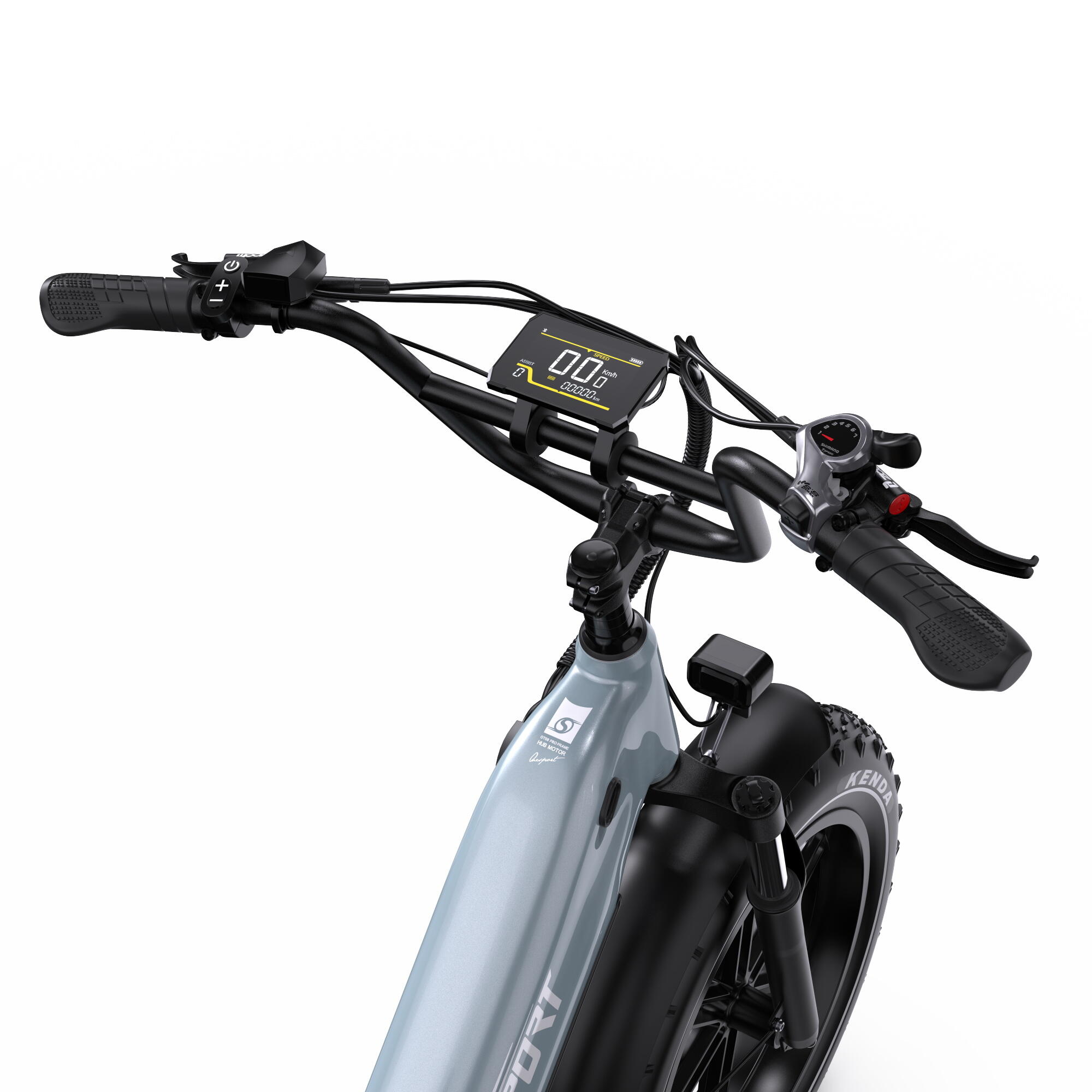 Vélo électrique OT08 pour adultes,20 pouces, pneus épais – Image 5