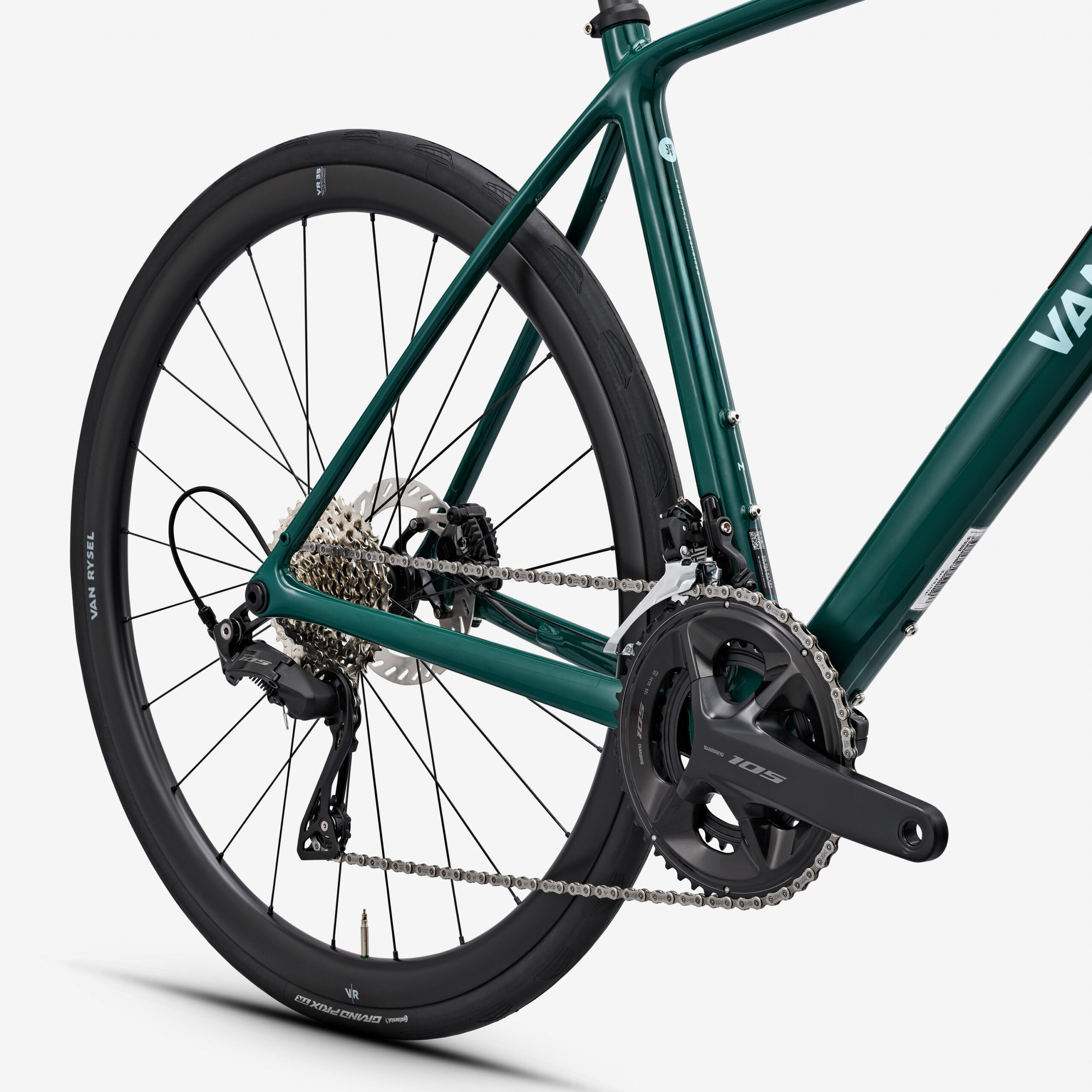 Seconde vie - Vélo de route carbone Shimano 105 2x12v, EDR CF vert – Image 3