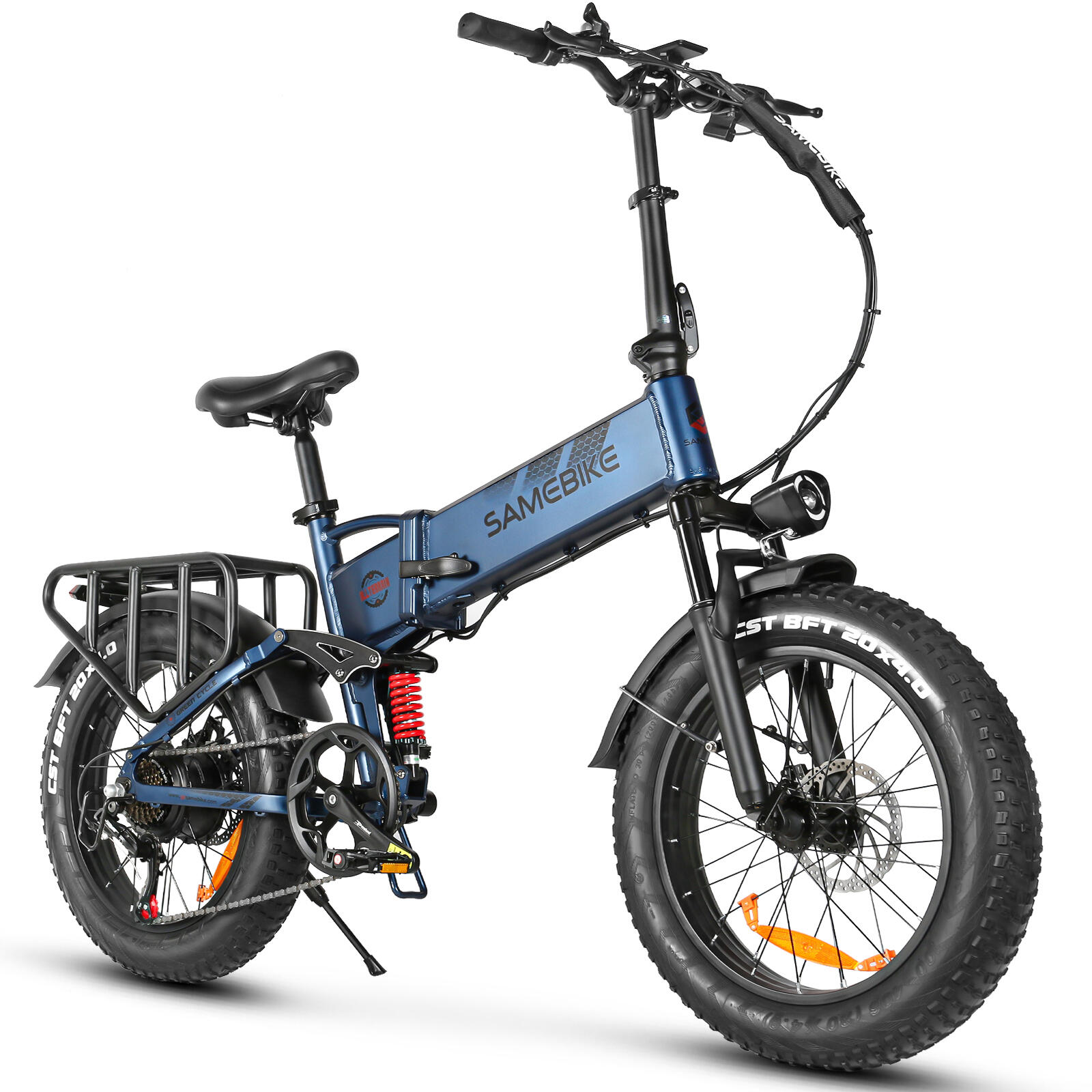 Vélo électrique pliant SAMEBIKE RS-A02 Pro 20 pouces avec batterie 48V 15AH – Image 2