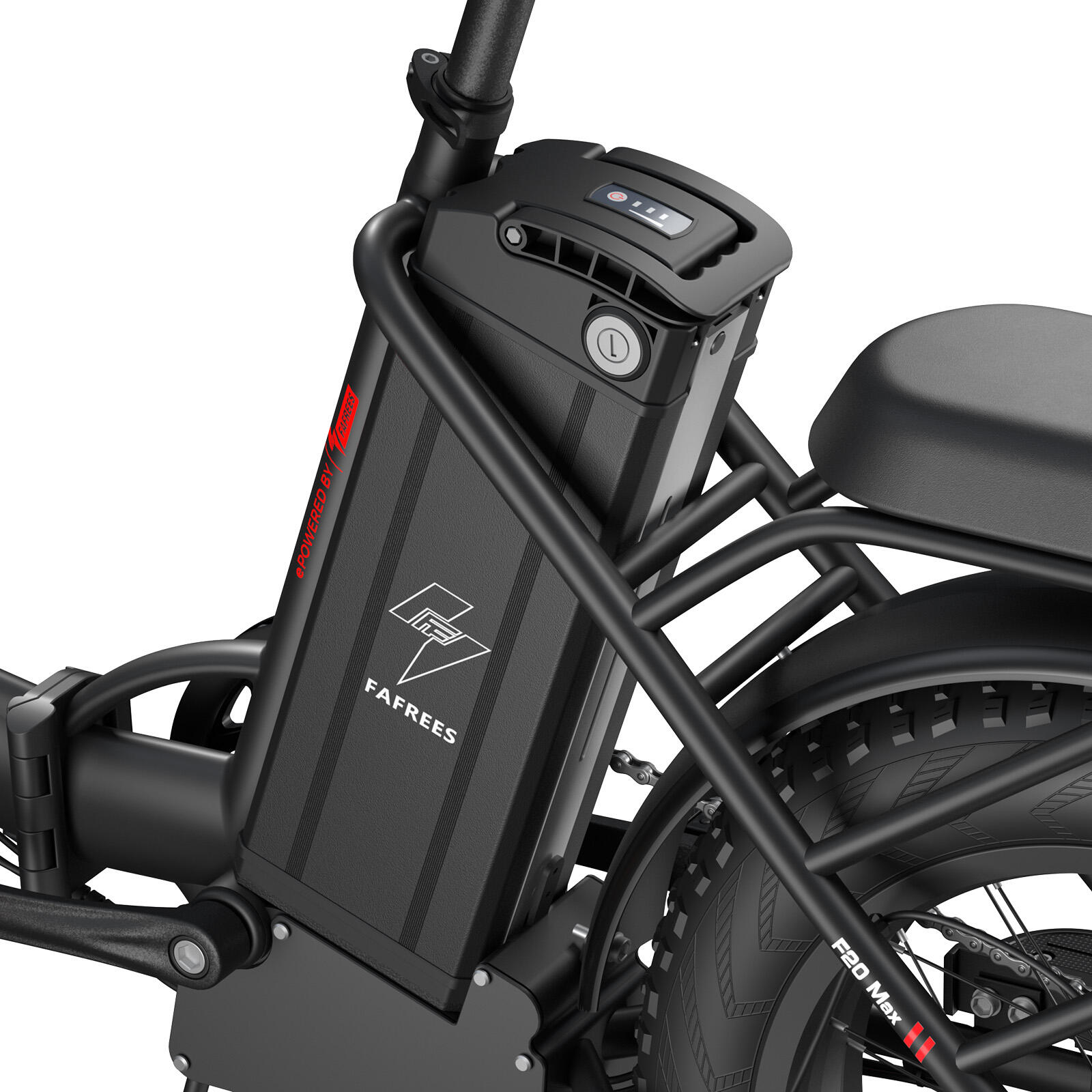 Fabricbike Volt - Vélo électrique pliable 20" Aluminium. Noir – Image 5