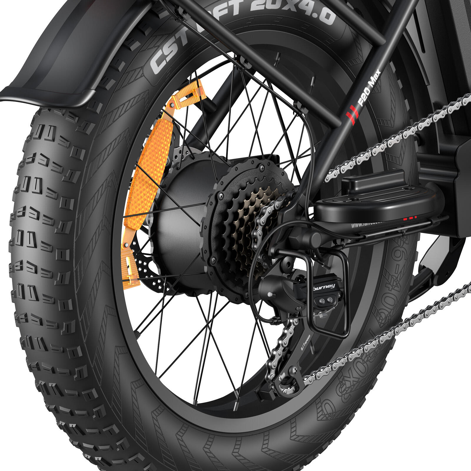 Fabricbike Volt - Vélo électrique pliable 20" Aluminium. Noir – Image 8