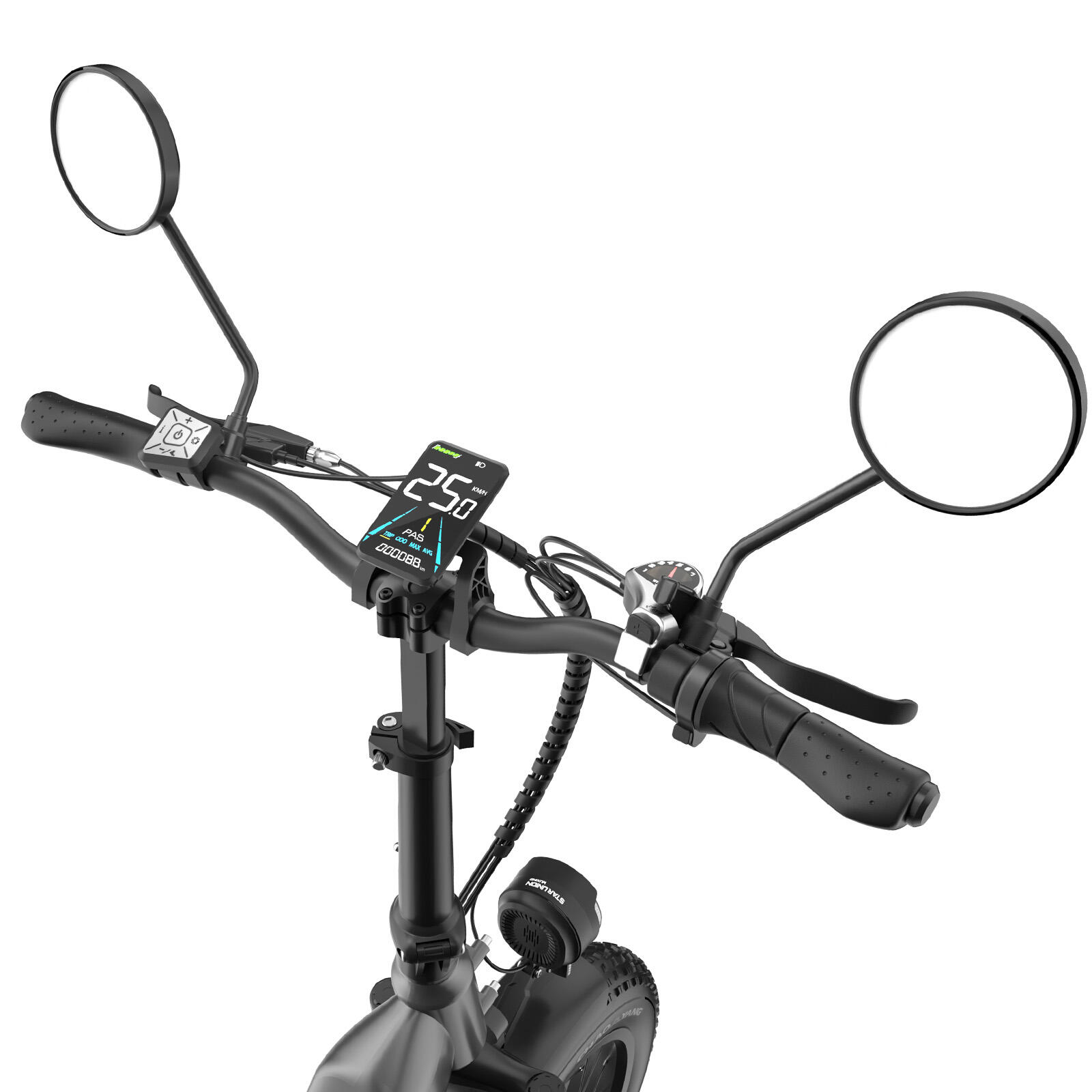 Vélo électrique pliant Fafrees FF20 Polar avec double batterie 48 V 26,8 Ah – Image 4