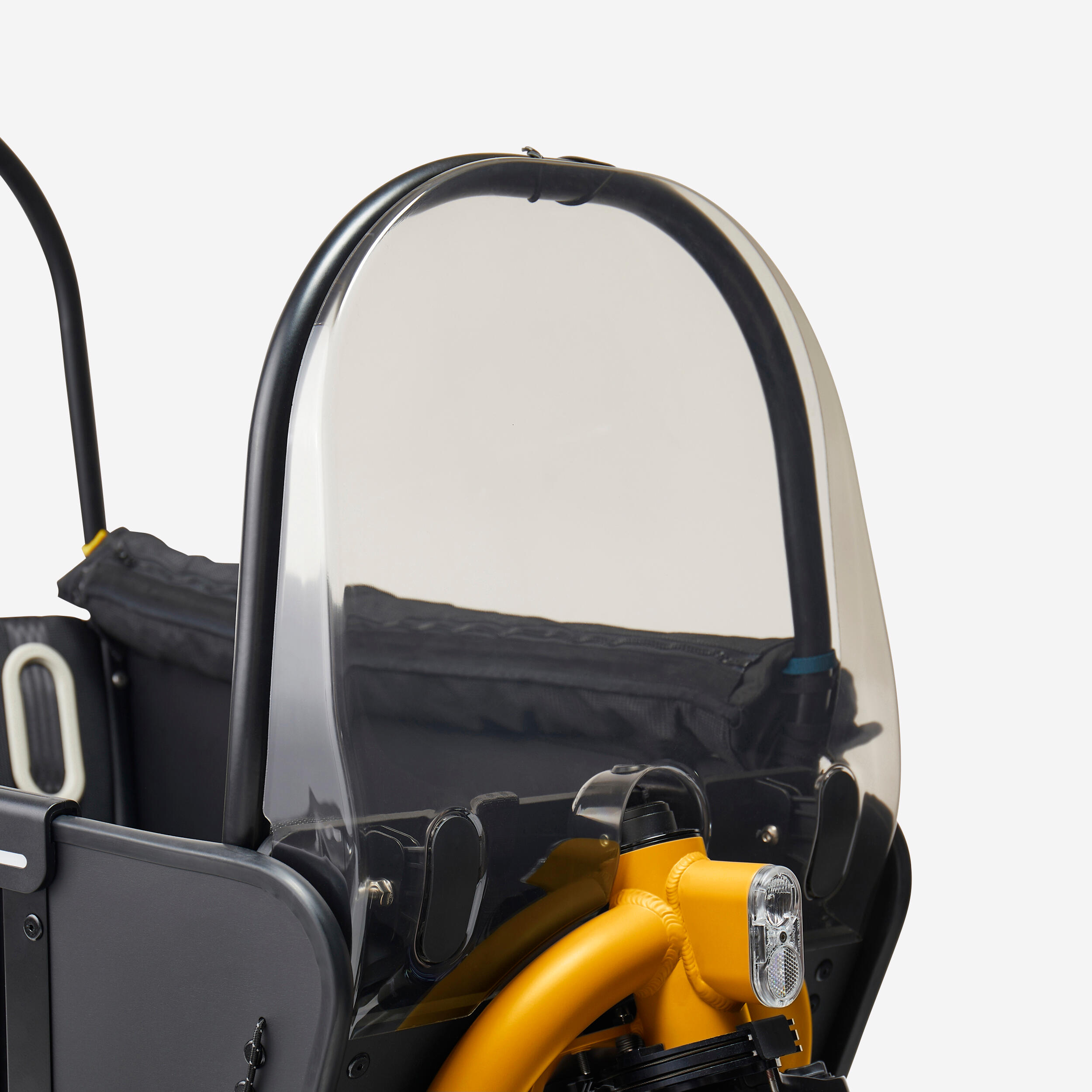 Velo cargo electrique biporteur famille f900e jaune – Image 3
