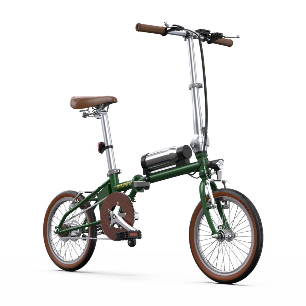 OT02 VAE pliable 250W, vélo électrique urbain à pneus larges