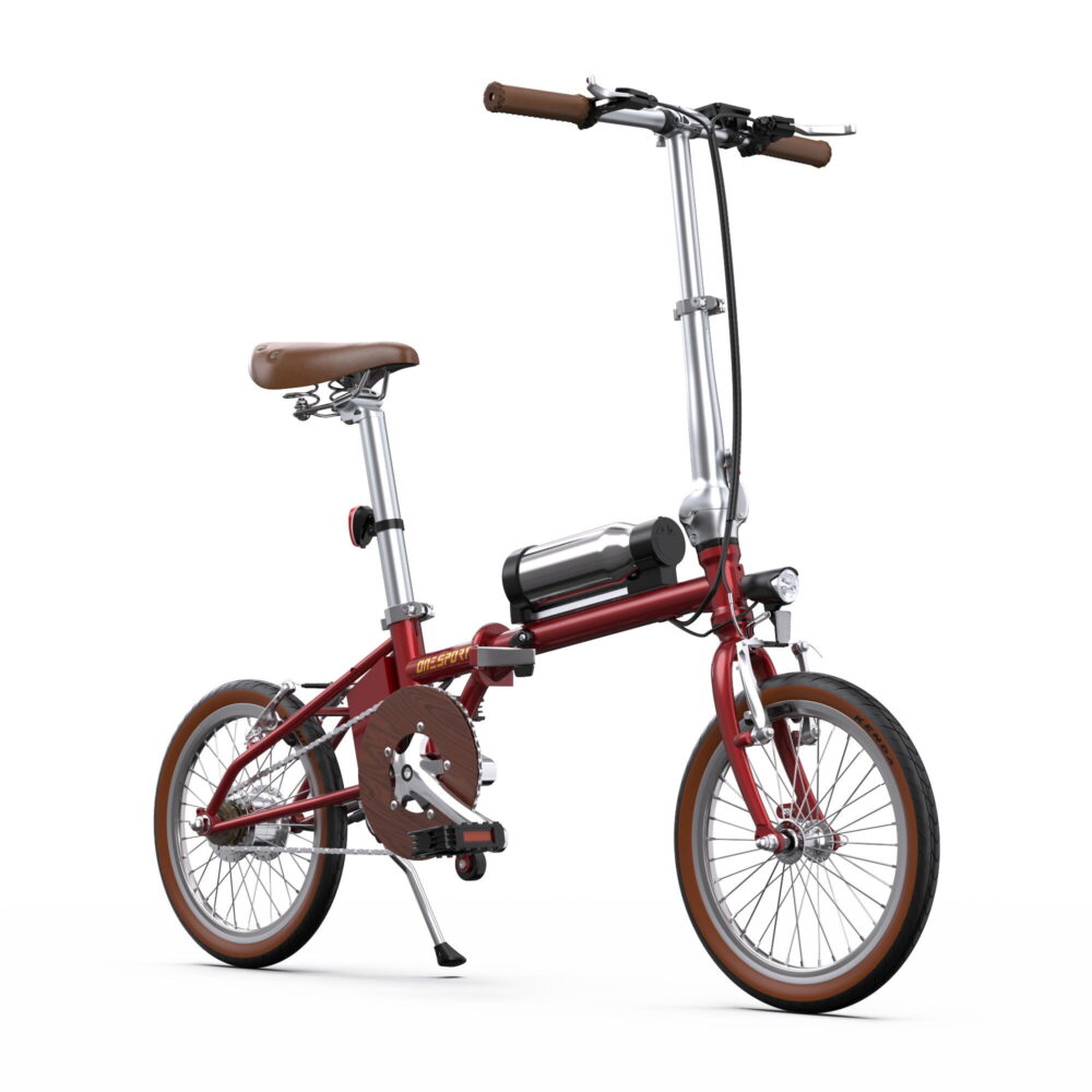 OT02 VAE pliable 250W, vélo électrique urbain à pneus larges