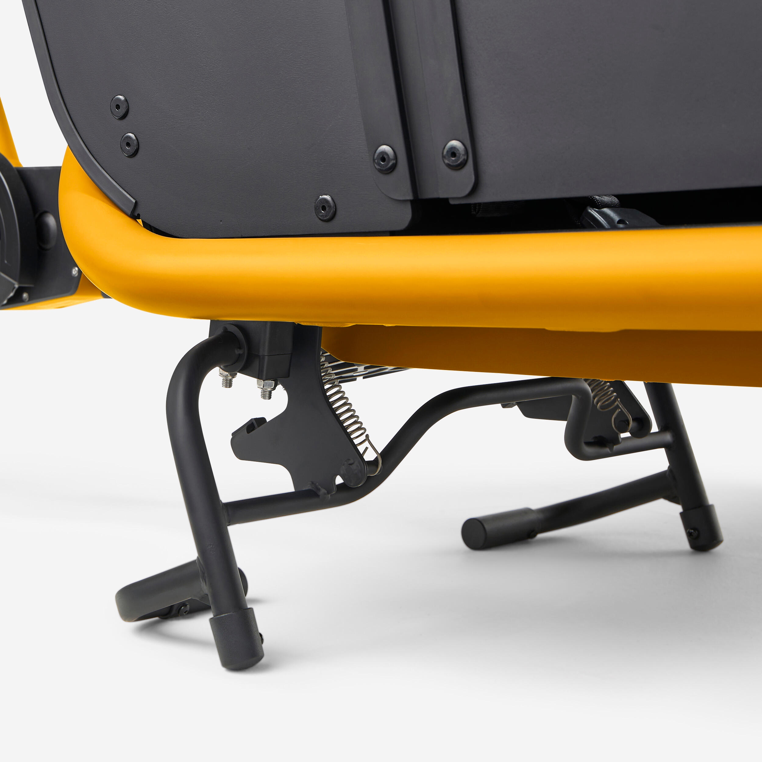 Velo cargo electrique biporteur famille f900e jaune – Image 8