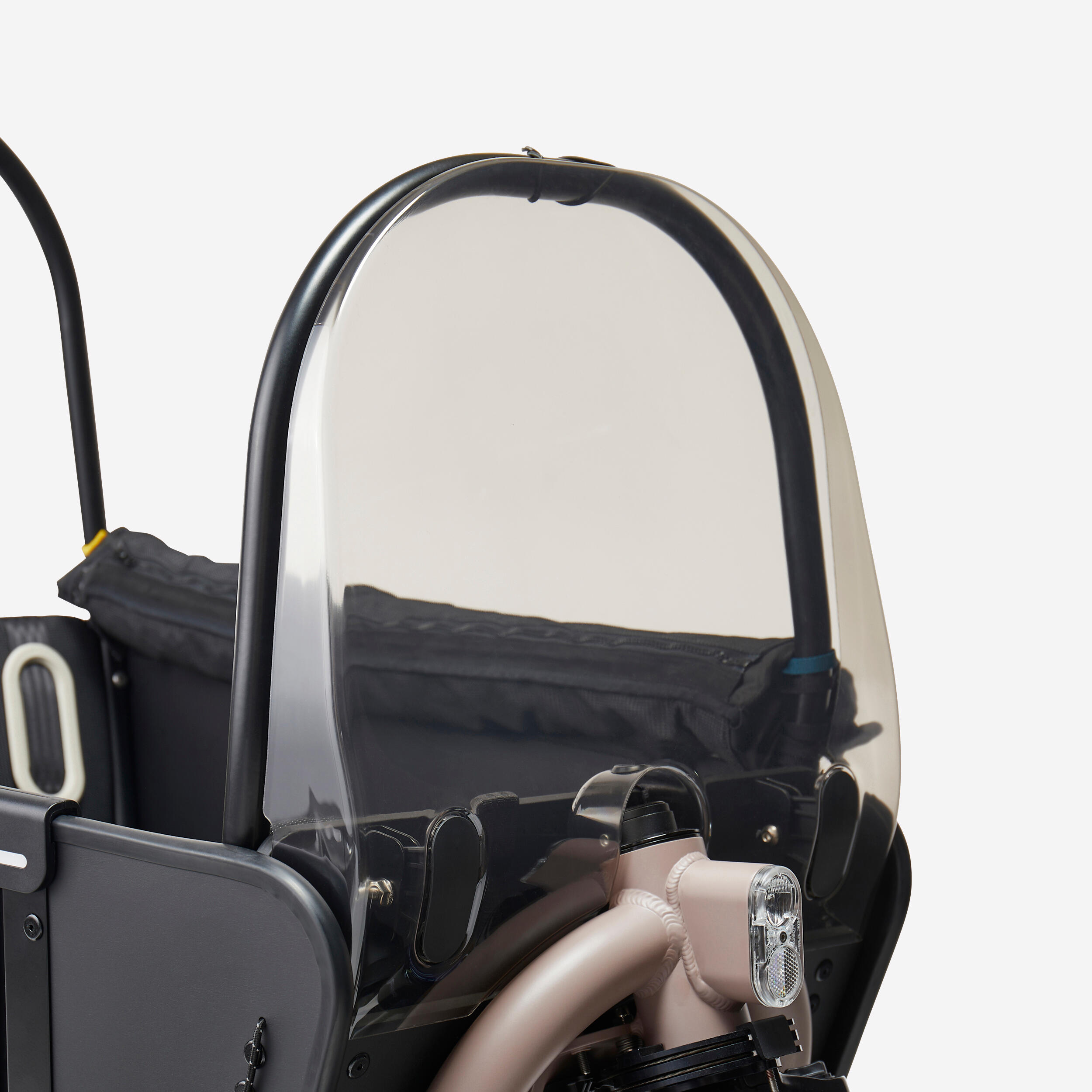 Velo cargo electrique biporteur famille f900e taupe – Image 3