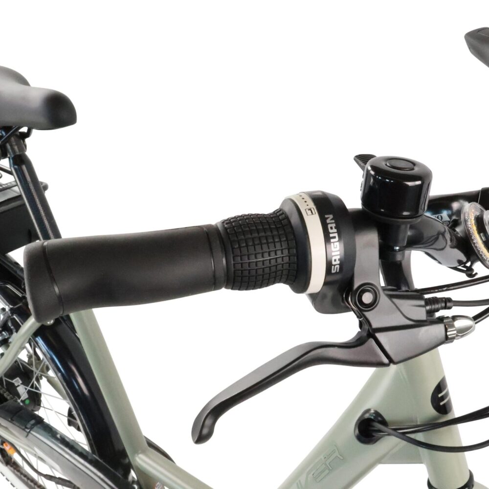 Vélo de ville vert Denver E4000