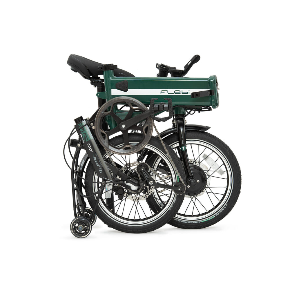 Vélo électrique pliant Supra 4.0 British green | 16" | Autonomie 70 km