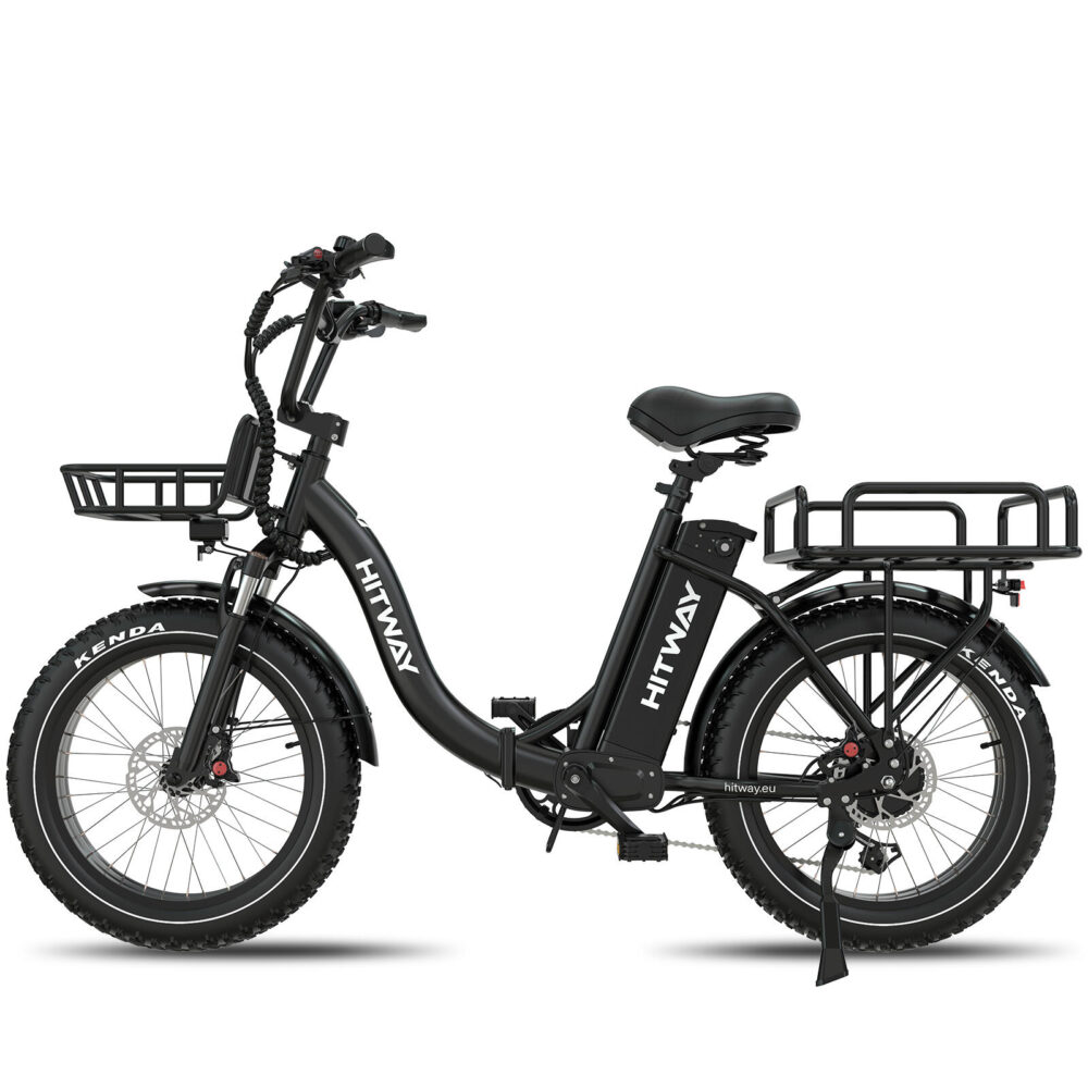 Vélo cargo électrique pliant 20*4,0", pneus fat, 1296Wh, BK6S PLUS