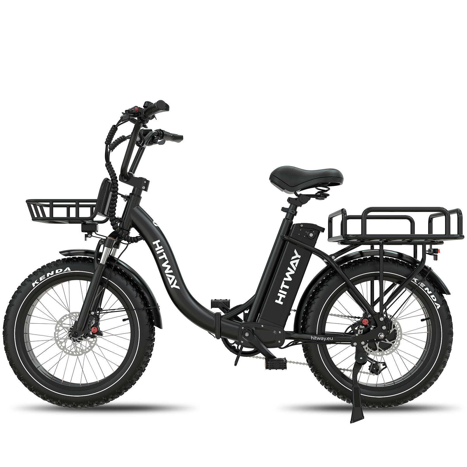 Vélo cargo électrique pliant 20*4,0", pneus fat, 1296Wh, BK6S PLUS