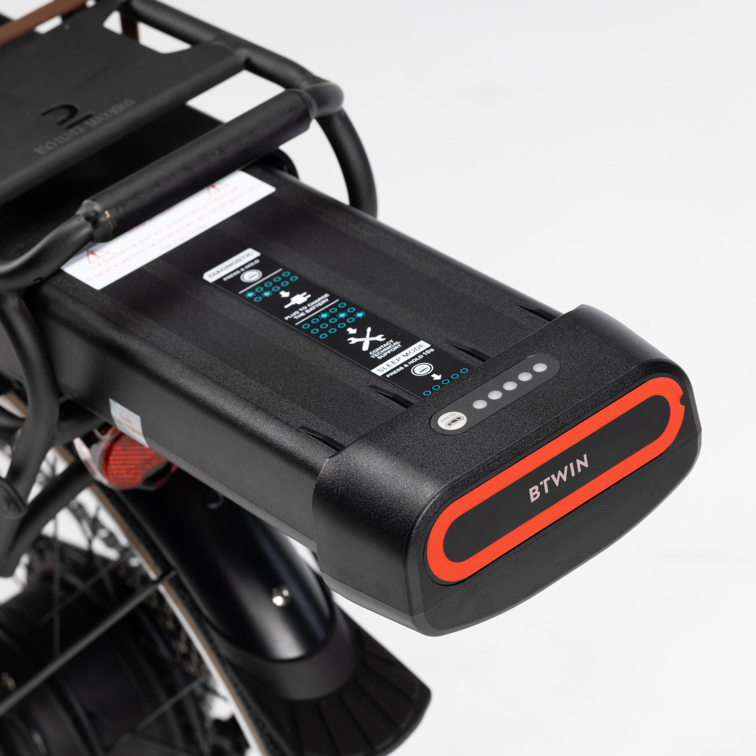 Vélo pliant électrique e fold 500 vert – Image 3