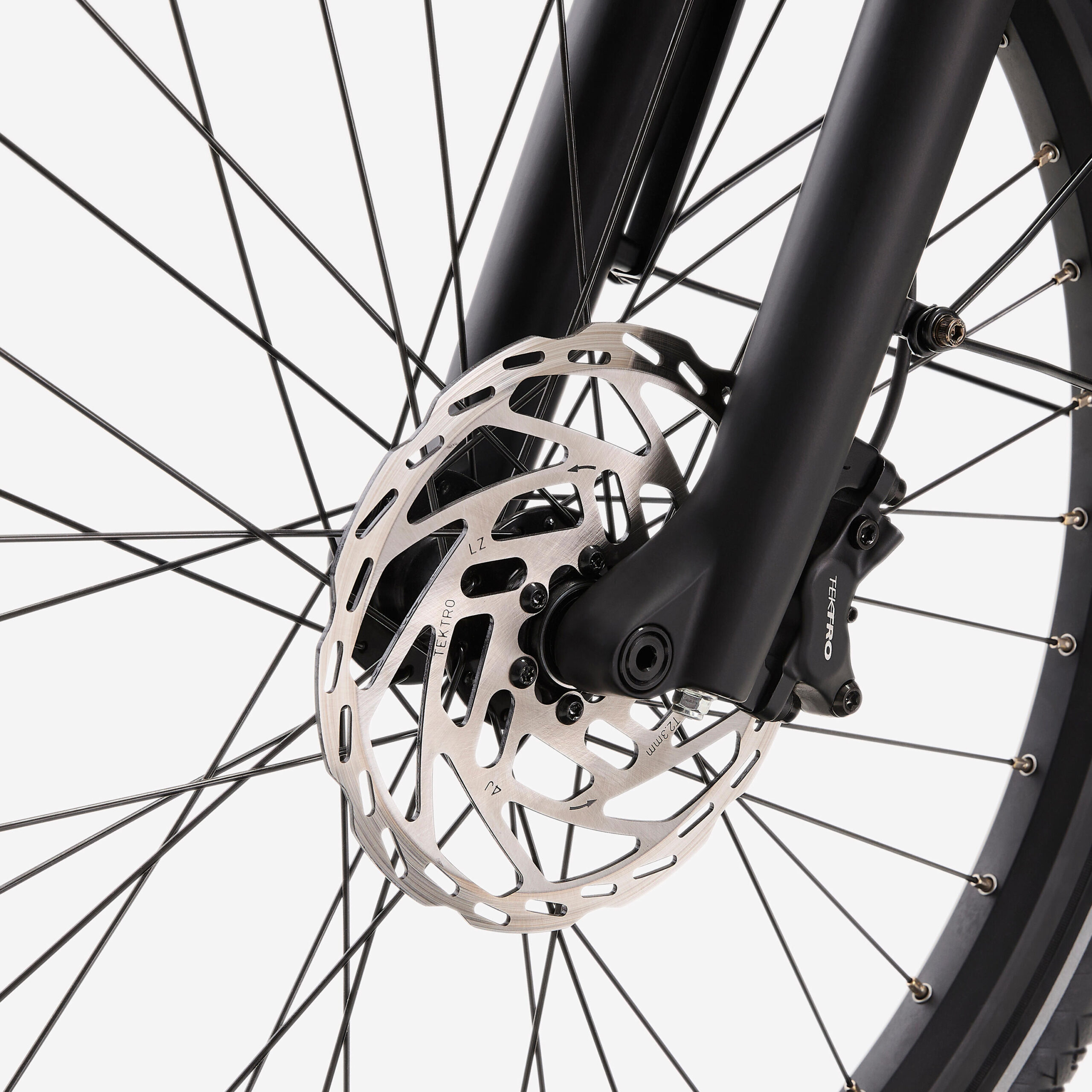 Velo cargo électrique longtail, E-three 500 rose taupe – Image 10