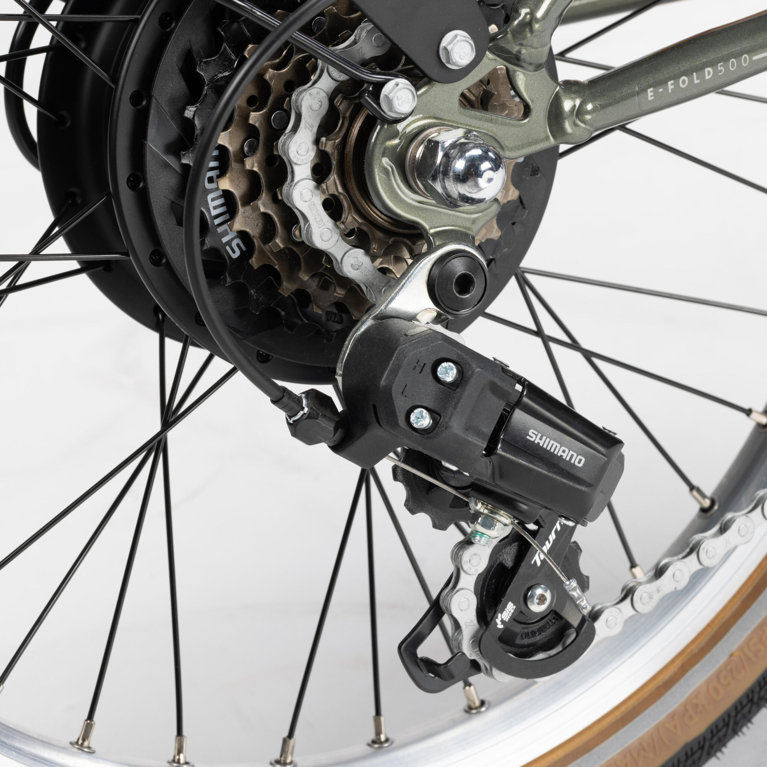 Vélo pliant électrique e fold 500 vert – Image 8