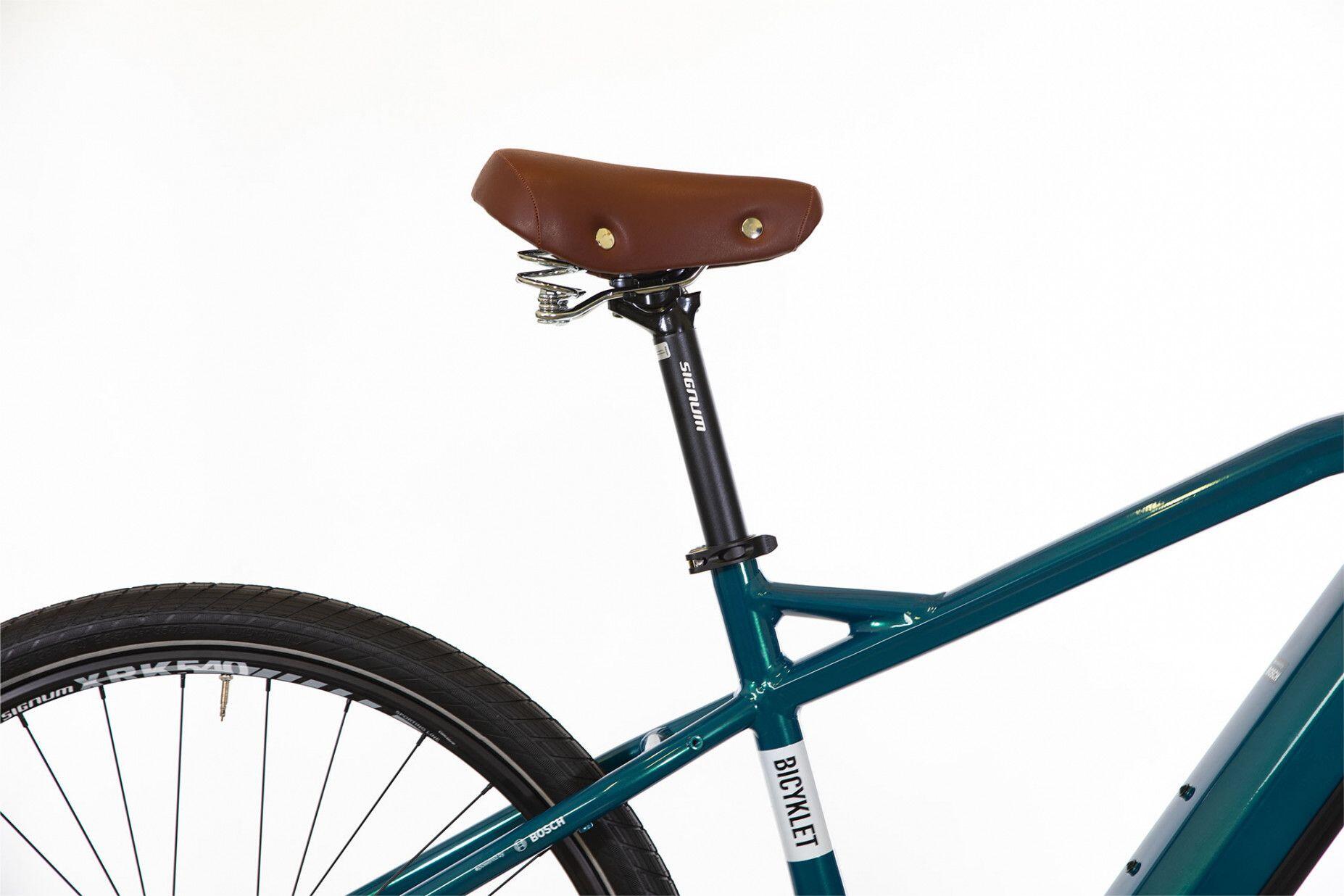 Vélo Fitness Électrique Bicyklet Gabriel Shimano Altus 9V 500 Wh 700 mm Turquois – Image 3