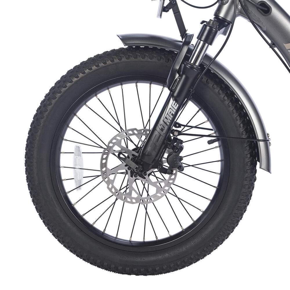 Vélo électrique pliant LITTIUM IBIZA RAINBOW Rouge 10,4 AH