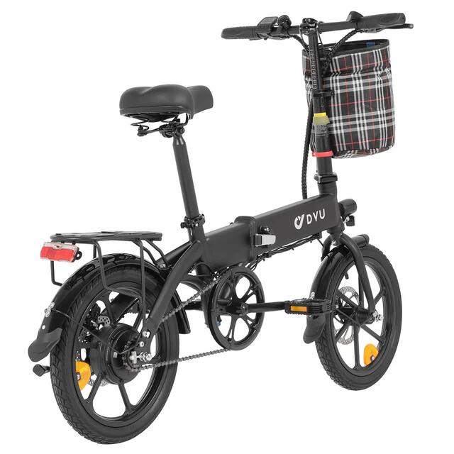 Vélo électrique 16" 250W 36V 7,5Ah 60 km autonomie avec panier