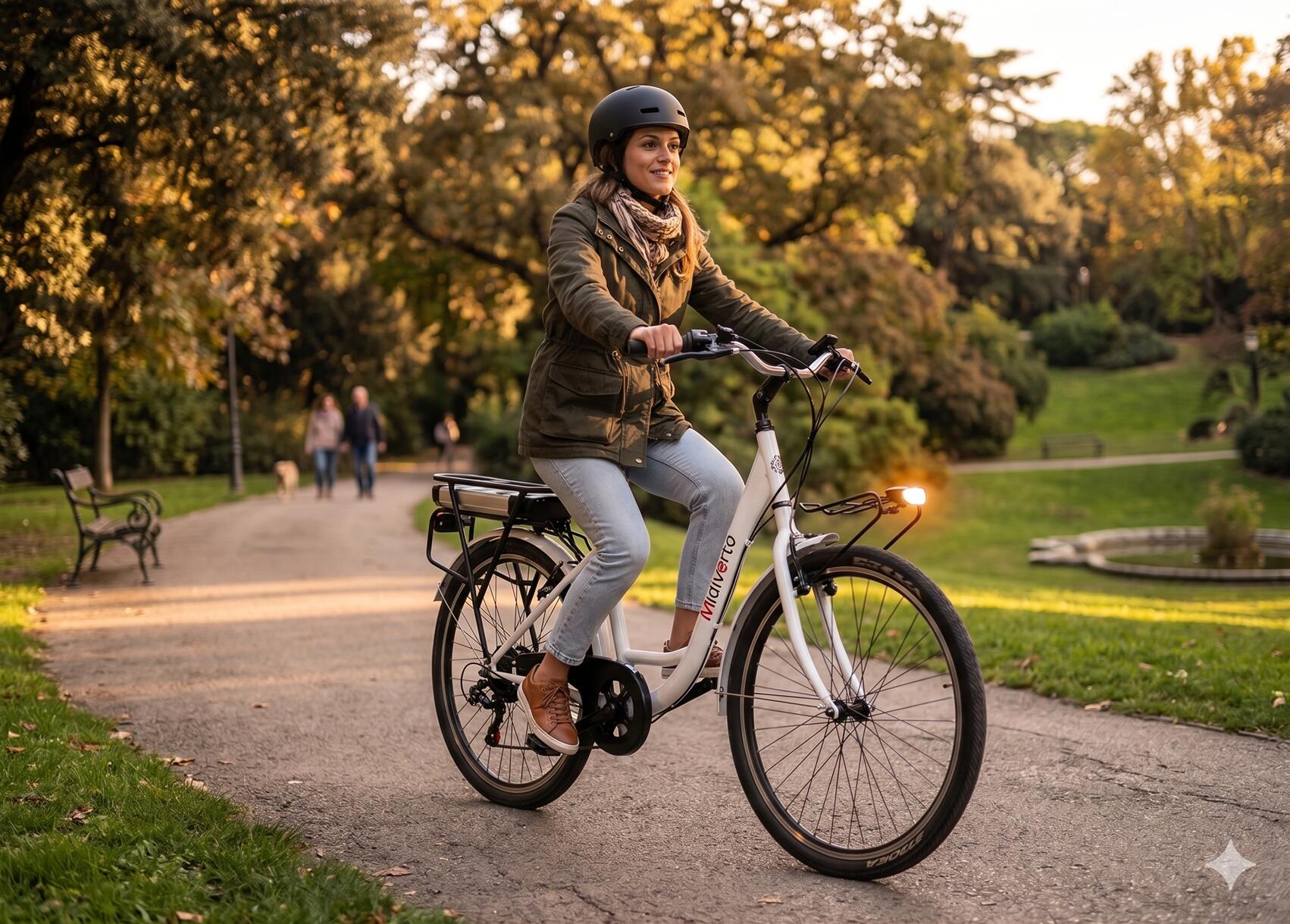 VÉLO DE VILLE COPPI RIVIERA BIANCA MIDIVERTO – Image 2