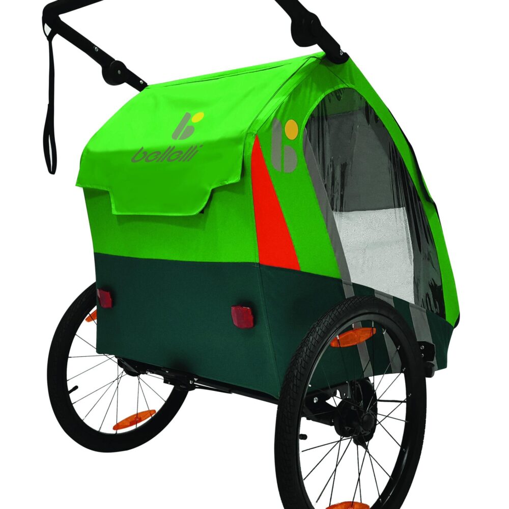 REMORQUE ENFANT 2 PLACES 20' TRAILBLAZER Light / Green BELLELLI