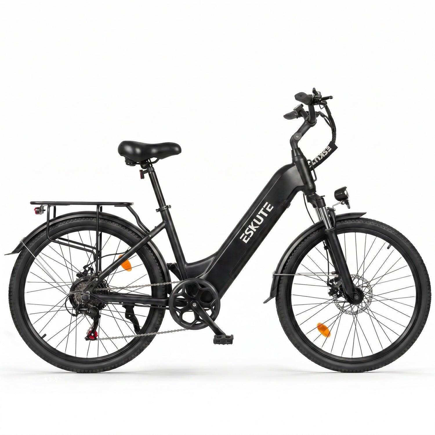 ESKUTE C202 Vélo Électrique 250W 48V17.5Ah 26'' accessoires Noir