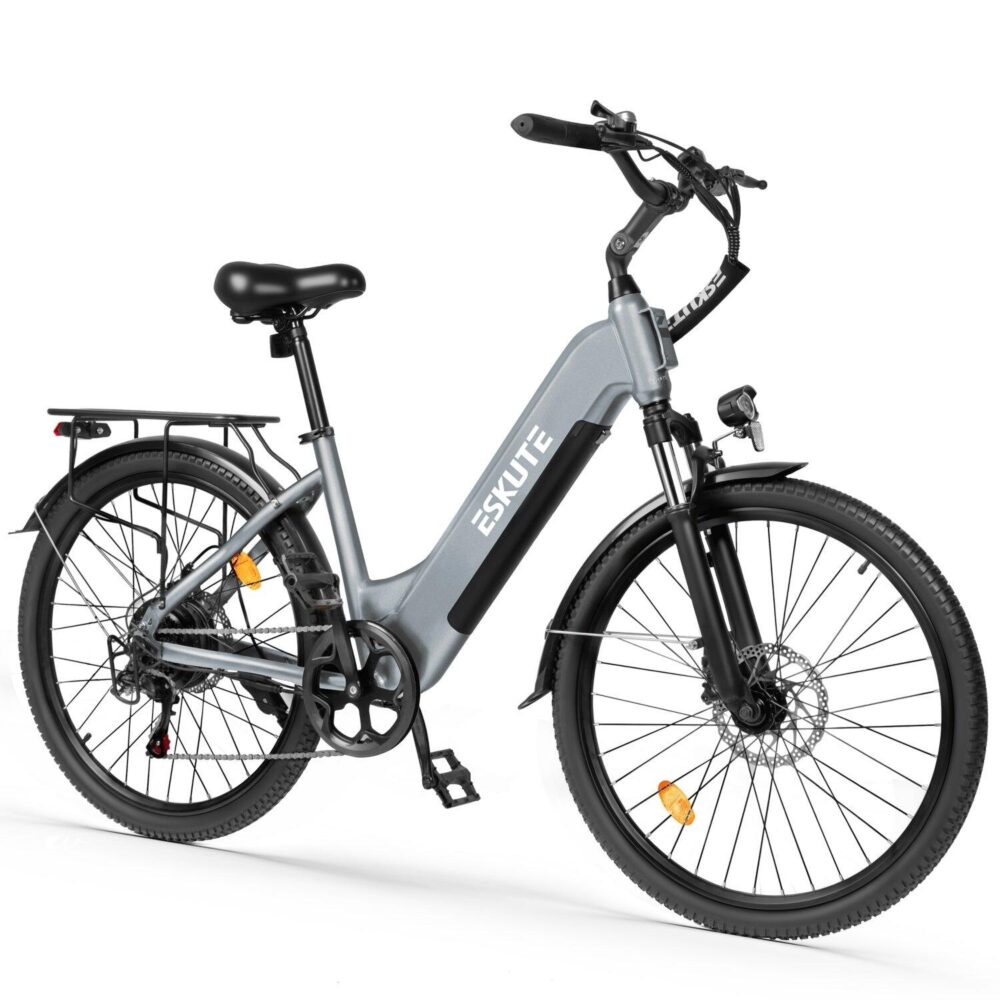 ESKUTE C202 Vélo Électrique 250W 48V17.5Ah 26'' Gris