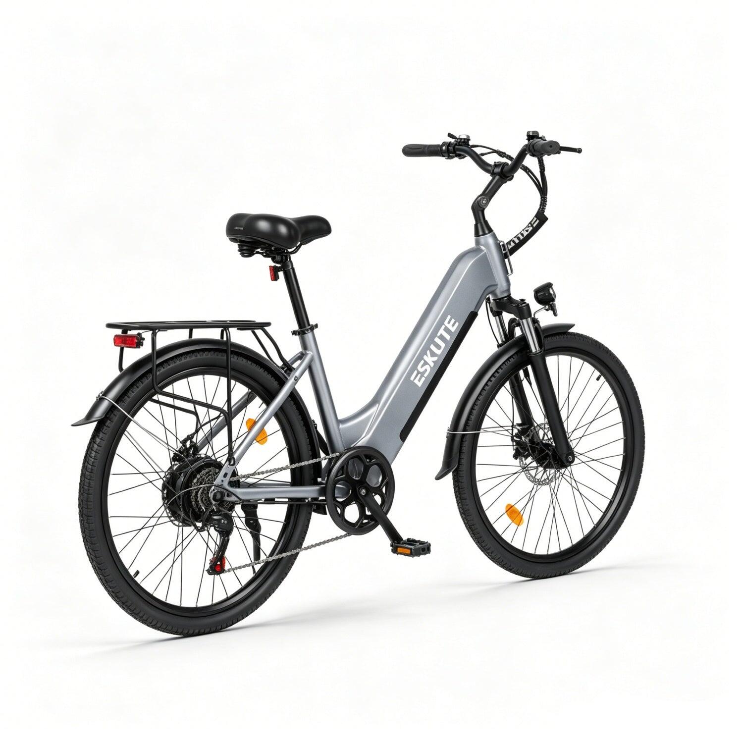 ESKUTE C202 Vélo Électrique 250W 48V17.5Ah 26'' Gris – Image 3