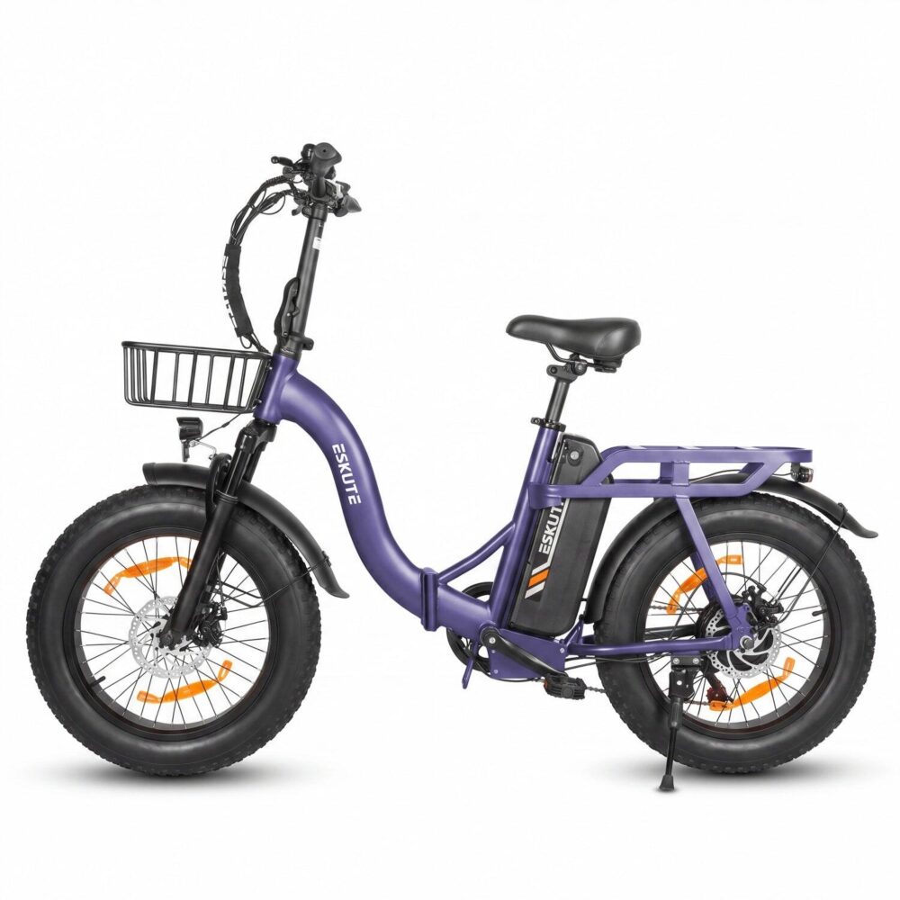 ESKUTE D202 Vélo électrique 250W 48V20.8Ah 20" Violet