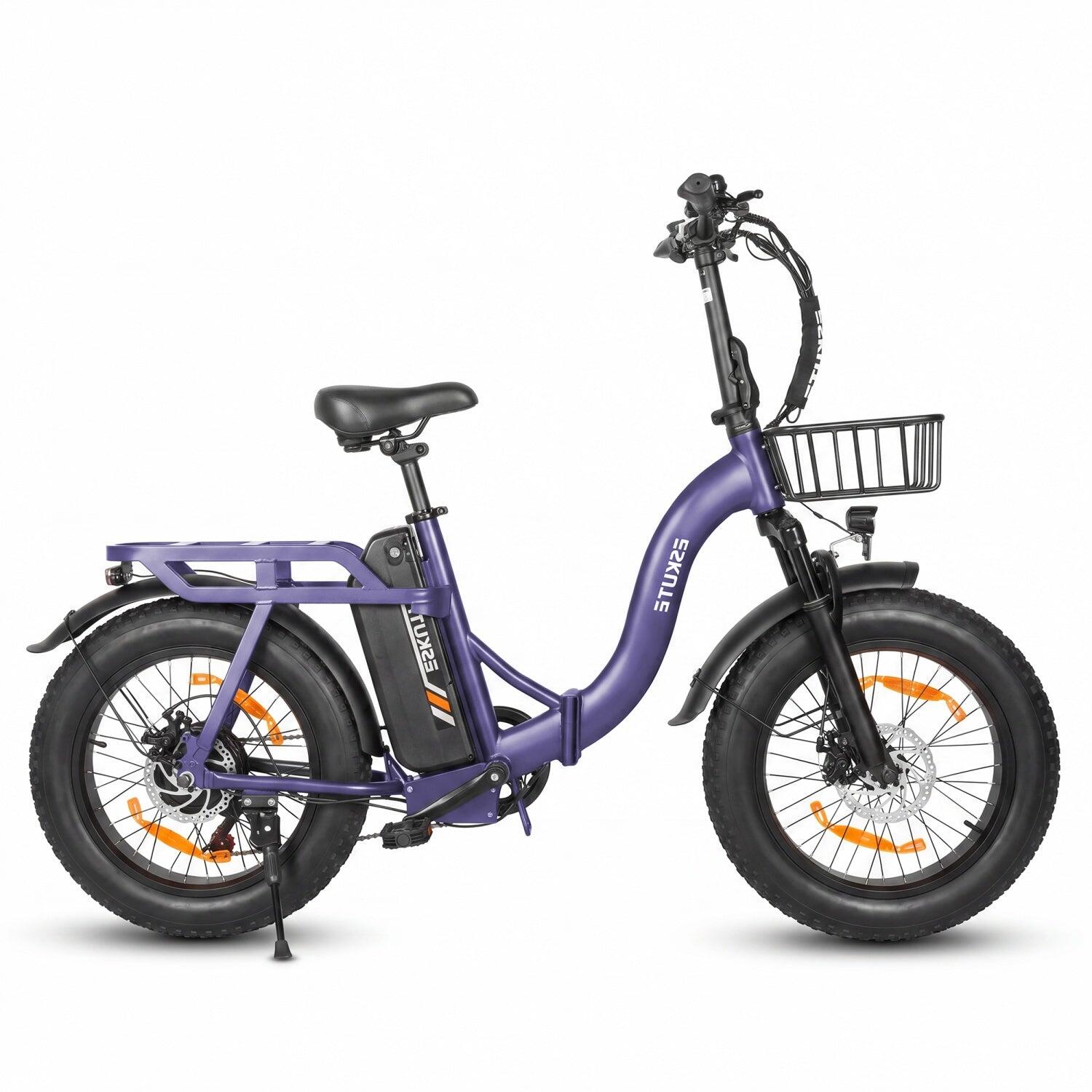 ESKUTE D202 Vélo électrique 250W 48V20.8Ah 20" Violet – Image 2