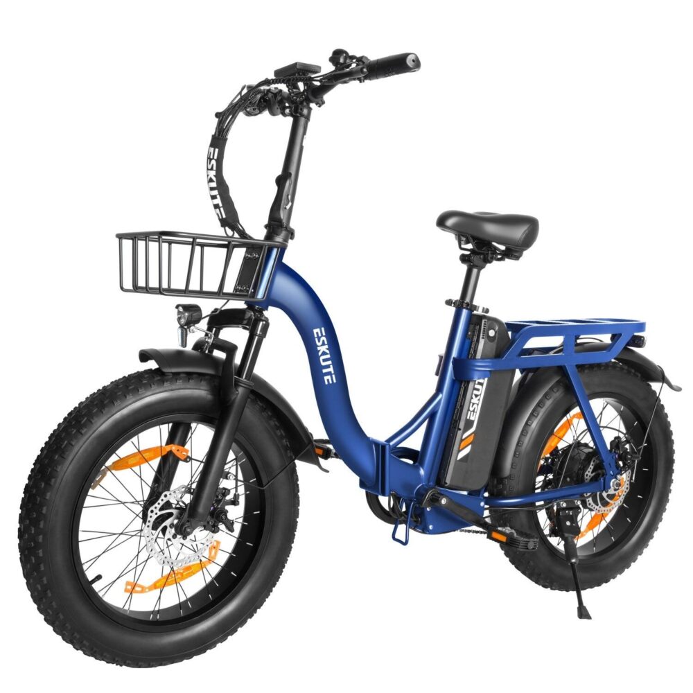 ESKUTE D202 Vélo électrique 250W 48V20.8Ah 20" Bleu
