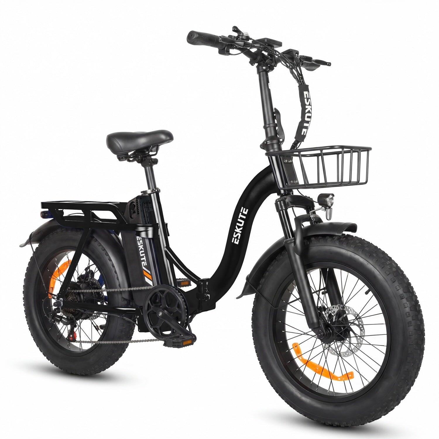 ESKUTE D202 Vélo électrique 250W 48V20.8Ah 20" Noir – Image 2