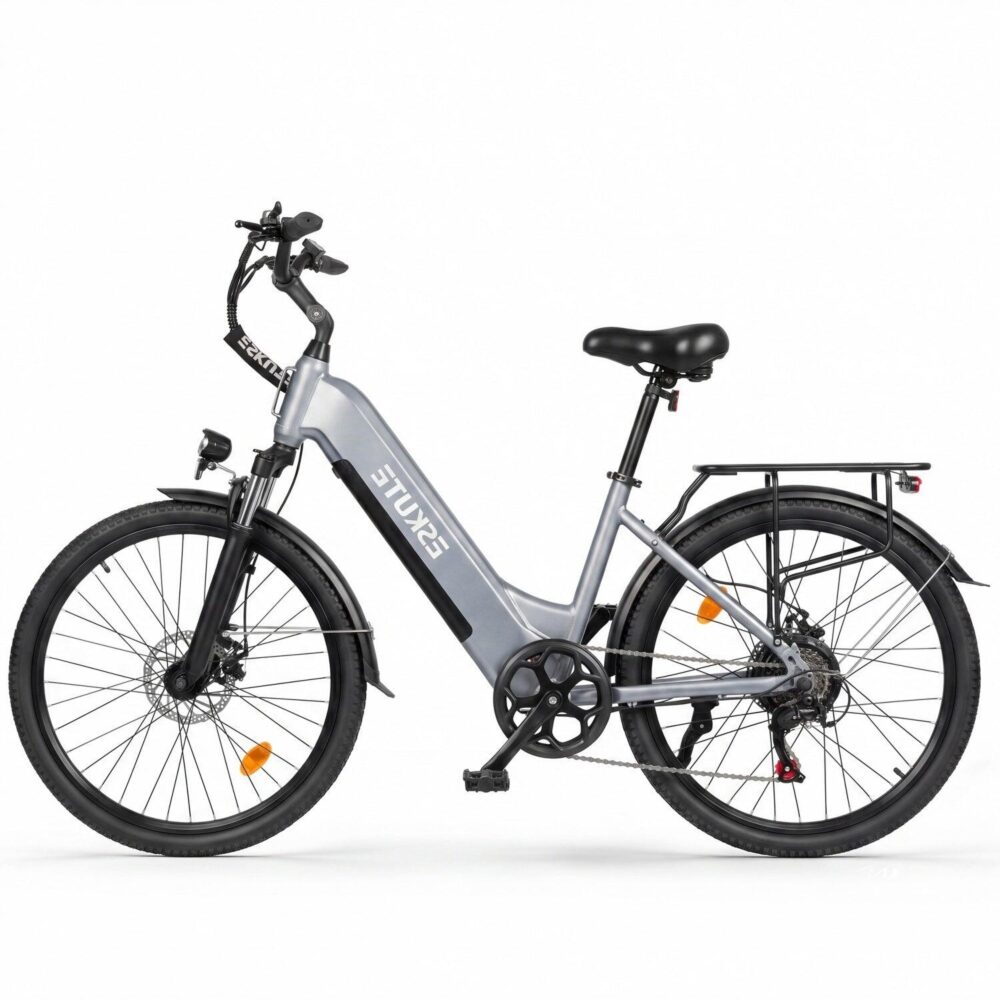 ESKUTE C202 Vélo Électrique 250W 48V17.5Ah 26'' Gris