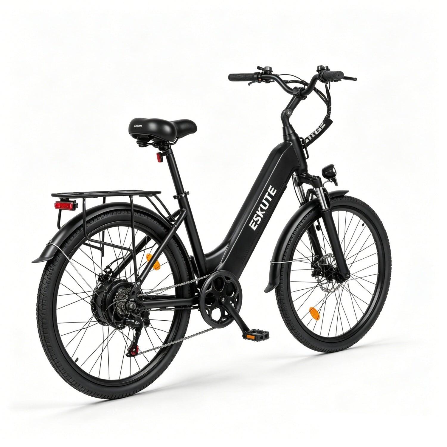 ESKUTE C202 Vélo Électrique 250W 48V17.5Ah 26'' Noir – Image 3